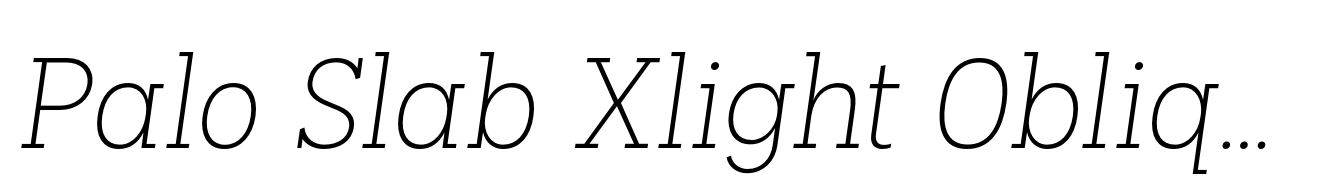 Palo Slab Xlight Oblique